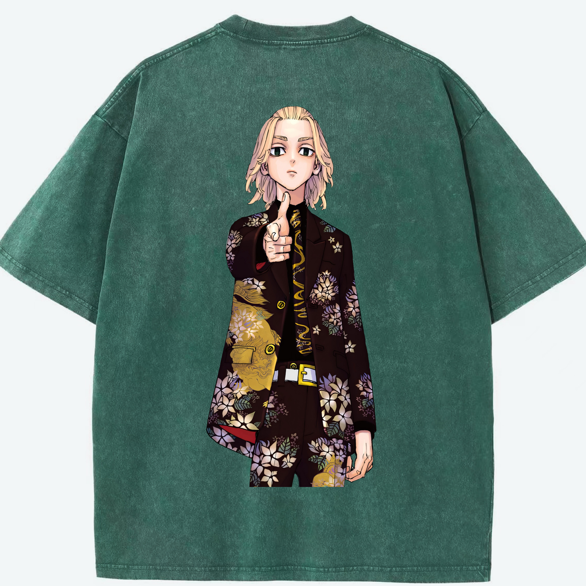 （画像用） 東京リベンジャーズ Tokyo Revengers 綿100% ヴィンテージ風 半袖Tシャツ（背面プリント）
